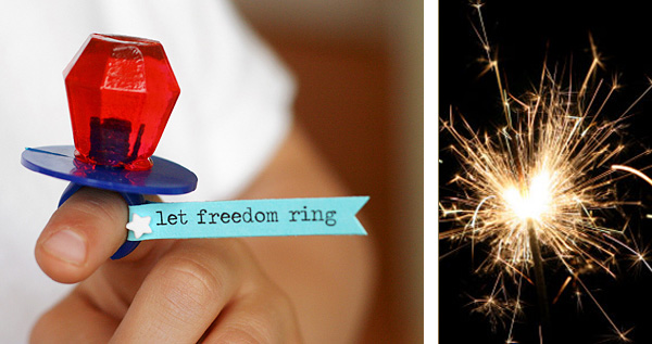 July 4th party favor | Let Freedom Ring | Genpink