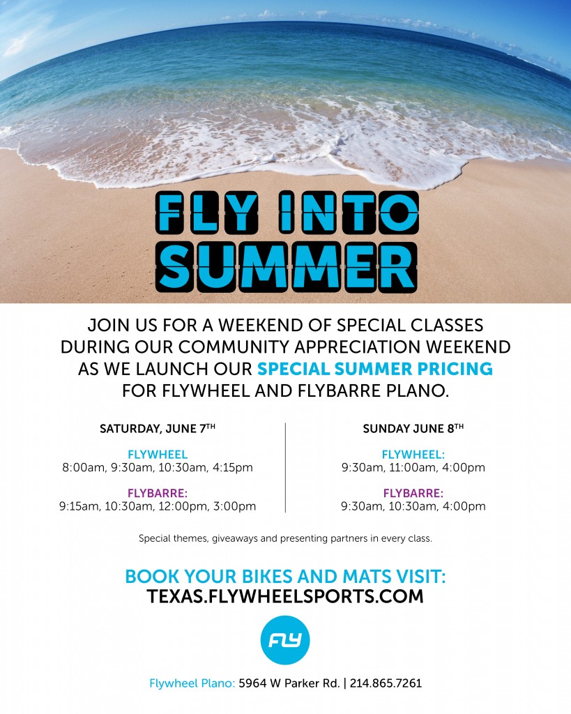 community appreciation weekend hosted by Flywheel Plano via genpink.com