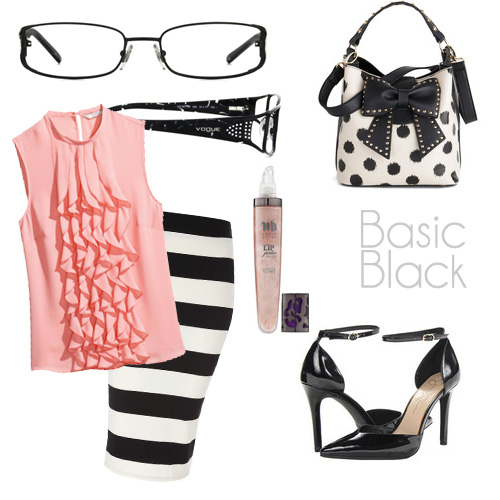 Glasses Fashion: Black Vogue with bold prints | Genpink