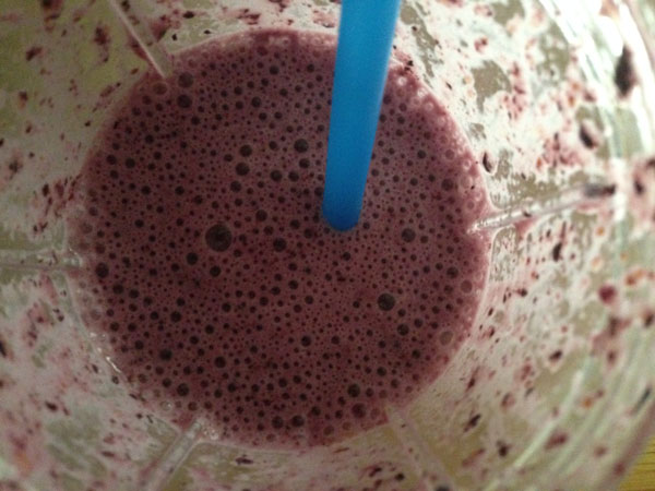 Smoothie : Blueberry, Banana & Bongo Foods Superfood Powder