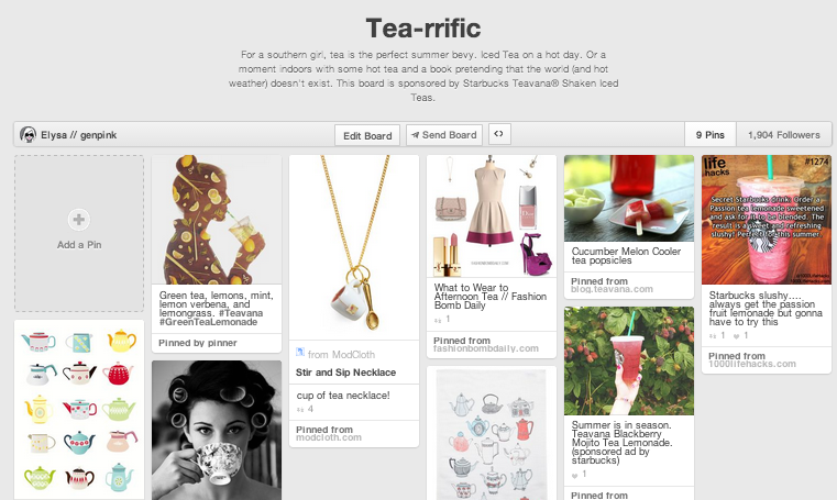 Tea-rriffic Pinterest