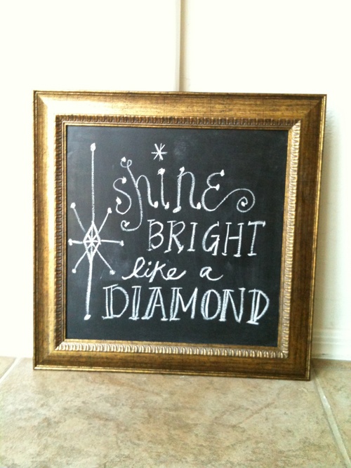 shine bright like a diamond